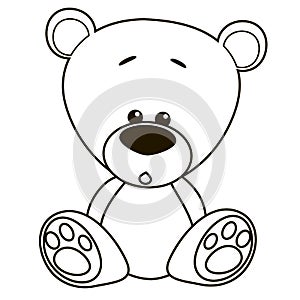 Cartoon Teddy bear photo