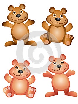 Cartoon Teddy Bears