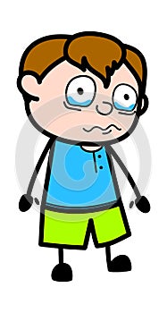 Cartoon Teen Boy Crying