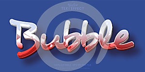 Cartoon text effect, editable bubble text and comic text style