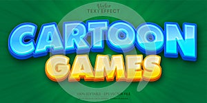 Cartoon text effect, editable comic and cartoon text style