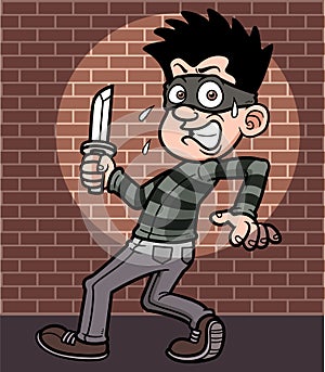 Cartoon thief