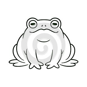Cartoon toad drawing
