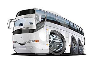 Cartoon Tourist Bus