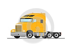 Conventional semi tractor photo