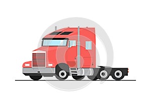 Conventional semi tractor