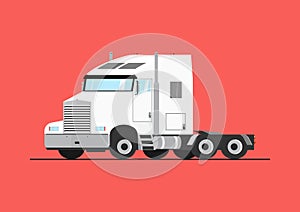 Conventional semi tractor