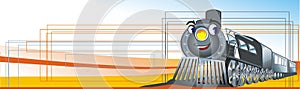 Cartoon train