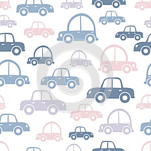 Cartoon Transportation Background for Kids