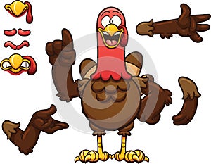 Cartoon turkey