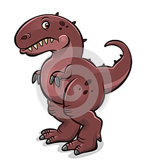 Cartoon tyrannosaurus