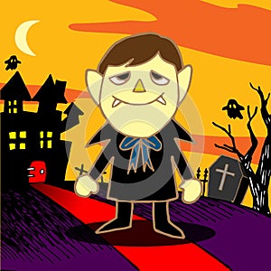 Cartoon Vampire dracula