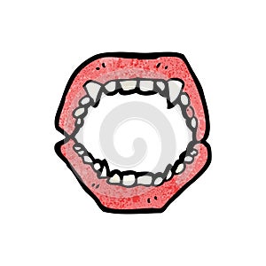 cartoon vampire teeth