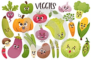 Cartoon Veggies Collection