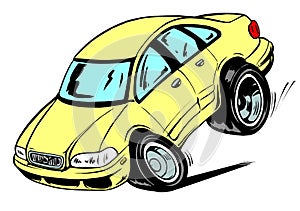 Cartoon volvo s40