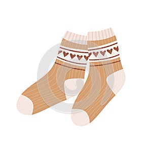 Cartoon warm socks photo