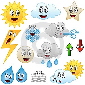 Cartoon Weather Collection photo