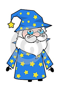 Cartoon Wizard Crying