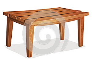 Cartoon Wood Table