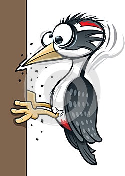 Cartoon Woodpecker