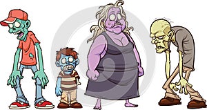 Cartoon zombies