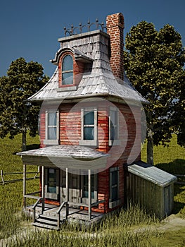 Cartoonish house