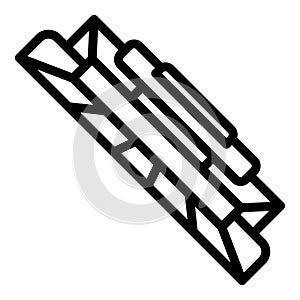 Cartridge icon, outline style