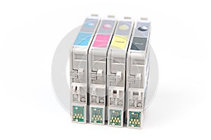 Cartridges for colour inkjet printer