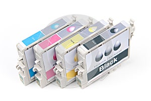 Cartridges for colour inkjet printer