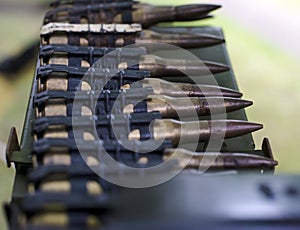 Cartridges with shallow depth of field photo