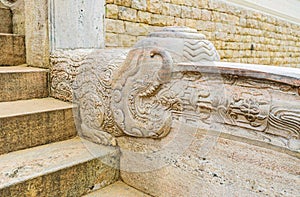 The carved balustrade photo