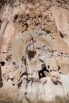 Carved Cave Dwellings at Bandelier National Monument