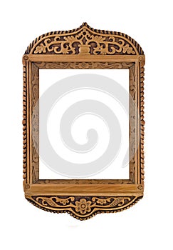 Carved Frame for picture or portrait isolated