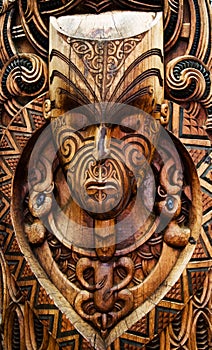 Carved Maori Board