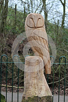 Carved Owl