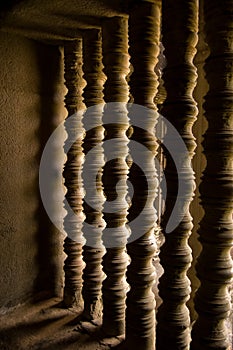 Carved window bars, Angkor Wat