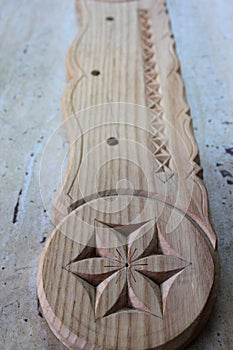 Carved wood