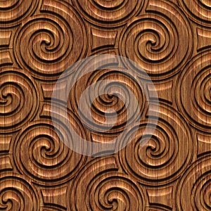 Carved wood seamless texture