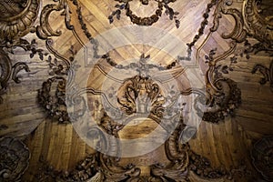 Carved wooden doors