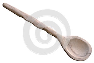 Carved Wooden Ladle Cutout