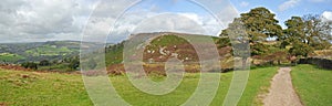 Carver Edge Panorama in Derbyshire Peak District photo