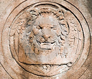 Carving detail on Trinity Church in Boston