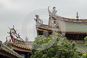 Carving details on South Putuo Temple or Nanputuo in Xiamen