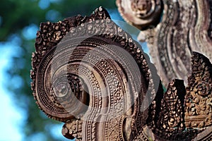 Carving of gopura