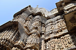 Carving in jagdish temple, rajasthan