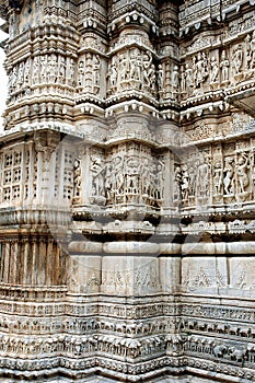 Carving at Jagdish Temple, udaipur