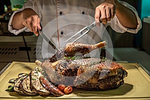 Carving Lamb