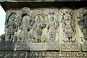 Carvings,Halebid, Karnataka, India