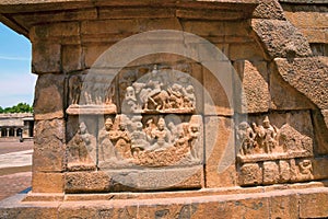 Carvings, Rajarajan Tiruvasal, Brihadisvara Temple, Tanjore, Tamil Nadu