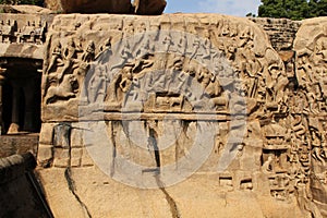 Carvings of the Rock Cut Unfinished Temple